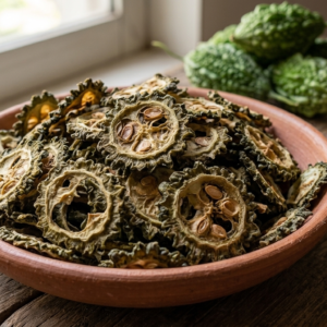 Dry karela chip- jain used kachali