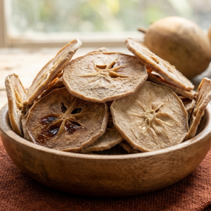 Dry Chikoo chips - jain used