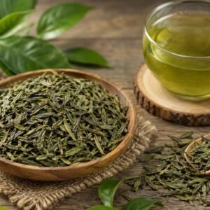 Natural Dry Green Tea jain used
